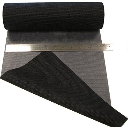 0,5 metros Repare Patch Material de Melco T-5500 -traje isotérmico/traje seco, Scuba - adhesivo termofusible, aplicar con plancha eléctrico (Negro, 300 mm Ancho)