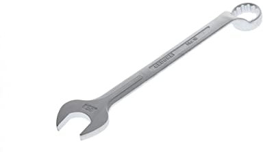 GEDORE Ring-Maulschlüssel, SW 50 mm, metrisch, gekröpft, abgewinkelt, 12-kant, UD-Profil, Schraubenschlüssel, 1 B 50