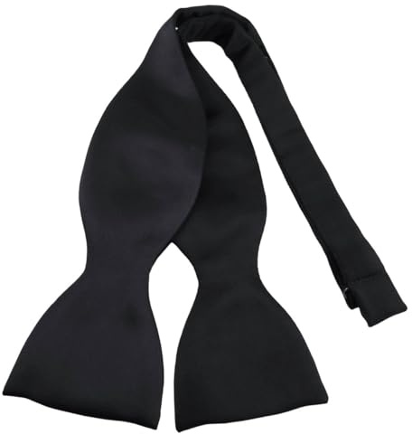 TigerTie papillon annodare a - nero - qualitàraso + scatola con le istruzioni