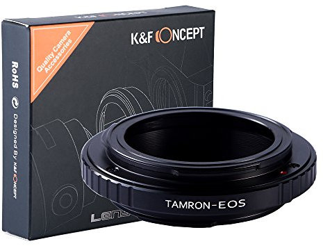 K&F CONCEPT Adaptador de Lente Tamron-EOS, Anillo Adaptador Objetivos, Adaptador Canon, Anillo Adaptador de Lente para Tamron Adaptall II en Canon EOS 1D 1DS Mark II 5D Mark II 7D 70D T3i SL1