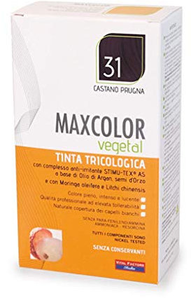 Tinta Maxcolor Vegetal castano prugna n° 31