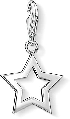Thomas Sabo Damen Charm-Anhänger Stern Charm Club 925 Sterling Silber 0857-001-12