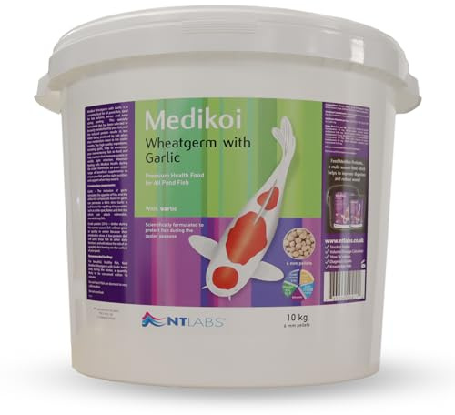 NT Labs Medikoi Wheatgerm Garlic Adult 6mm Pond Pellets (10kg)