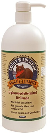 Grizzly - Olio di salmone selvatico dell’Alaska, 1000 ml