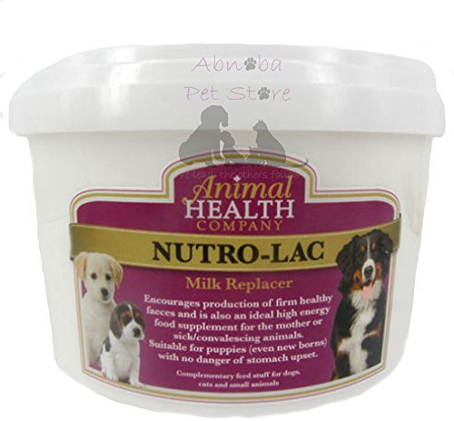 Animal Health NutroLac Welpenmilch für Welpen, Kätzchen, Milch, reich an Energie und Nährstoffen, leicht für den Magen