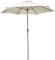 Kingfisher 2m Cream Aluminium Parasol with Tilt Mechanism