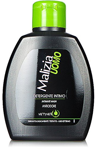 MALIZIA UOMO | Nettoyant Intime Vetyver, 200mL