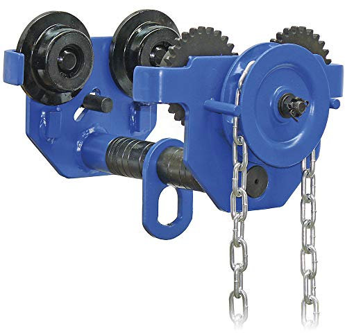 Planeta G20007 Haspelkettenlaufkatze, GTM 1, Tragfähigkeit 1000 kg, Flanschbreite 64 - 203 mm, 2,5 m Bedienlänge, Min. Kurvenradius 0,9 m