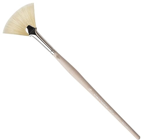 da Vinci 478395 Maskenpinsel - Fächerpinsel, Echthaar (Naturborste), 1er Pack (1 x 1 Stück)