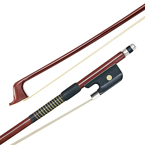P&H Fibreglass Cello Bow 4/4, Lightweight Durable Bow Made with Natural White Horsehair, Great for Cello Students, Beginners and Teachers