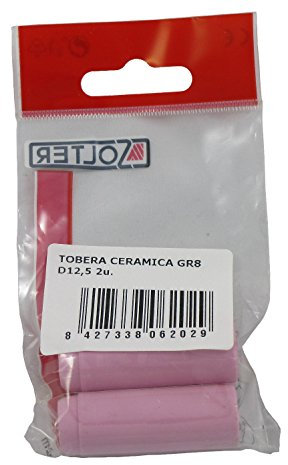 Solter - Pack de 2 Toberas Cerámicas GR8 D12,5, Accesorios de Soldadura