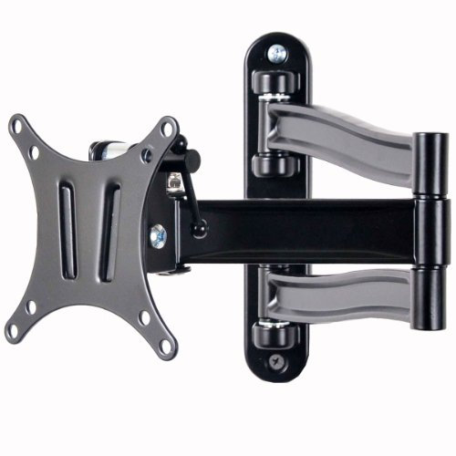 VideoSecu TV Wall Mount Articulating Arm Tilt Swivel Bracket for Most 19-39 TV Monitor Display VESA 100X100 75X75 up to 33LBS ML15B A28
