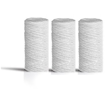 Ionfilter Filtro per acqua potabile in polipropilene 3 pezzi 5 20 micron