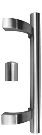 Edelstahl- Massiv- Haustürgriff schwere Ausführung Modell 189