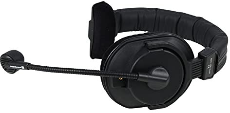 Beyerdynamic DT-280-MKII-200-80 Single-Ear Headset with Dynamic Hypercardioid Microphone, 80 Ohms