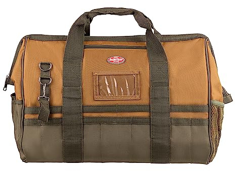 Bucket Boss Gatemouth 20 Tool Bag in Brown, 60020, 32 liters