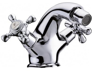 Clever 94475 Grifo de Bidé Bimando With2 Antigona, Elegance, Cromado