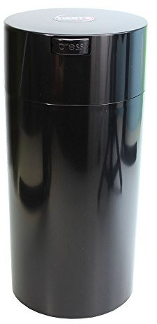 Tightvac Vakuumversiegelter Behälter, 142 ml bis 680 ml, schwarzer Korpus/schwarze Kappe
