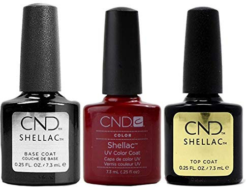 CND Original Shellac Decadence Plus Base Coat Plus Top Coat 7.3 ml 1er Set 1 x 22 ml