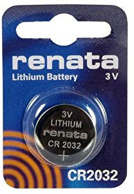 Batteria Bottone Cr 2032 3 V, 210 Mah, Litio