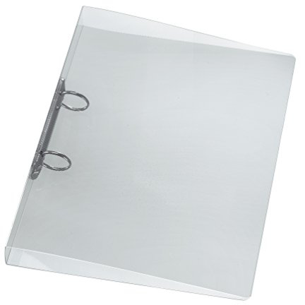 Herlitz 1948868 Ringbuch A4, 2-Bügel, 4 cm Rücken, 24 mm Füllhöhe, PP, transluzent