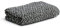 möve Brooklyn Handtuch Fischgrat 50 x 100 cm aus 85 % Baumwolle / 10 % Viskose aus Bambus-Zellstoff / 5 % Leinen, nature / black