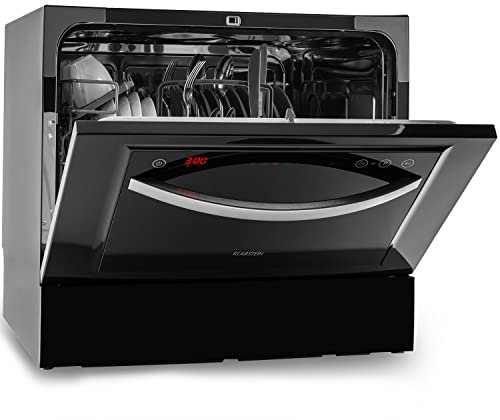 Klarstein Amazonia 6 Luminance lavastoviglie da tavolo classe A+ (1380 Watt, 6 coperti, 6 programmi) - nero