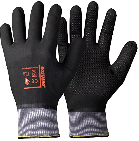 Altuna Guantes ROSTAING MAXIPRO - Guantes de manipulación - Guantes de protección - Guantes de trabajo - Ideal para todos los trabajos en ambientes húmedos y/o grasientos