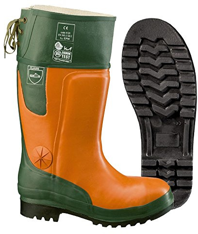 Bottes en caoutchouc Forest Jack - EN345 SB E - Coupe protection classe 2 - 8 - 2100, orange, 35510/GR.46