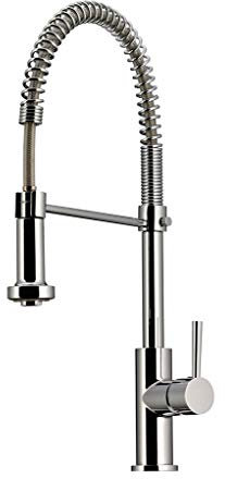 Drive 5 Einhebelmischer Armatur Spiralfeder Gastro-Style edelstahlfarbig