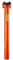Funn Crossfire Fahrradsattelstütze, Länge 350 mm, Durchmesser 27,2 mm, Aluminiumlegierung, AL6061, 3D-geschmiedet, einteiliger Kopf und Schaft (Orange)