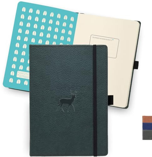 Dingbats* - Tierwelt Notizbuch A4 Blanko - Hardcover PU Leder Journal für Arbeit, Reisen - Tasche, Elastischer Verschluss, Stifthalter, Lesezeichen