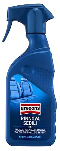 AREXONS | Rinnova Sedili, Pulisce Delicatamente e Rinnova i Colori, Neutralizza i Cattivi Odori, 400 ml