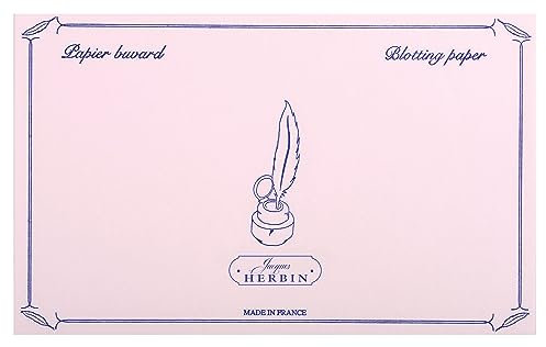 J.Herbin 25560T Löschpapier Packung, 10 Blatt, rosa