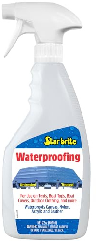 STAR BRITE Waterproofing Spray, Waterproofer + Stain Repellent + UV Protection, 22 oz