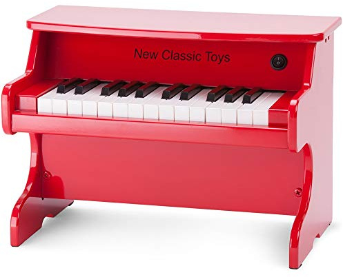 New Classic Toys NCT 0161 - Pianoforte elettrico,rosso