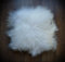Natur-Fell-Shop Kissen aus echtem Island - Schaffell/Lammfell 40x40cm Weiss
