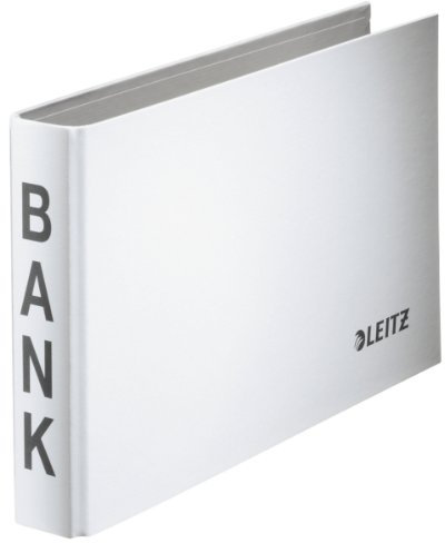 Leitz Bankordner (2-Ringe 20 mm) weiss