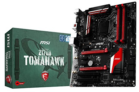 MSI Mainboard Z170A Tomahawk Socket LGA1151 4X DDR4 max. 64GB M2 PCI-E DVI HDMI 6X SATA3 USB3.1 ATX