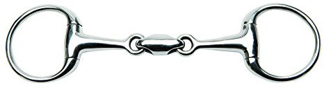 Feeling Olivenkopftrense, anatomisches Zaumzeug, doppelt gebrochenes Gebiss