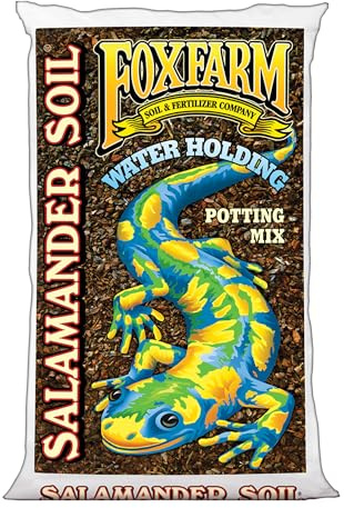 FoxFarm Salamander Soil Potting Mix, 1.5cu ft - Watering Holding Properties, Made for Plants and Cuttings, Indoor/Outdoor Cultivation - Reduces Frequent Waterings
