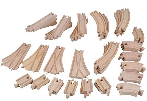 Bandits & Angels Megapack Holzschienen Set 52-TLG.