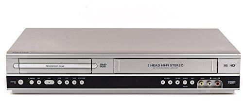 Philips DVP 3055 V - Lettore DVD e videoregistratore, colore argento