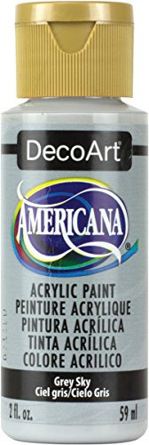 DecoArt Americana Mehrzweck-Acrylfarbe, 59 ml, Grau Sky