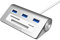 SABRENT USB SD Card Reader (6-in1) CF, SD MicroSD Memory Card Reader, 3 Ports USB 3.2 Hub, Multi Docking Station, for PC, Laptop iMac, MacBook (HB-MACR)