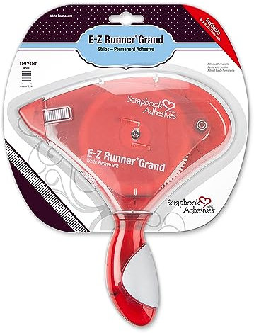 Scrapbook Adhesives BY 3L E-Z Runner Grand Refillable Dispenser Red, White, 150ft/45M