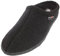 HAFLINGER Walktoffel Alaska Wolle Filzpantoffel Hausschuh Schwarz, Gr. 41