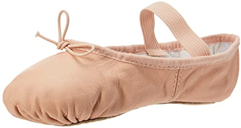 Bloch Dance Girl's Dansoft Full Sole Leather Ballet Slipper/Shoe, Pink, 10.5 Little Kid