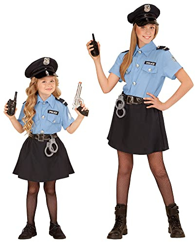 W WIDMANN MILANO Party Fashion – barndräkt polis, uniform, kupa, polis, karnevaldräkt, karneval