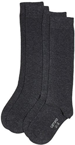 Camano Jungen 3902 Kniestrümpfe, Grau (Anthracite 8), 31-34 EU